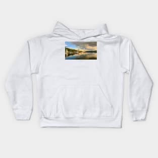 View over Lake Windermere from Waterhead, Ambleside Kids Hoodie